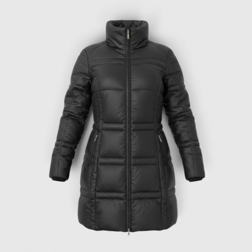 Γυναικείο Μακρύ Puffer Μπουφάν σε Μαύρο Χρώμα / Pre-Owned
